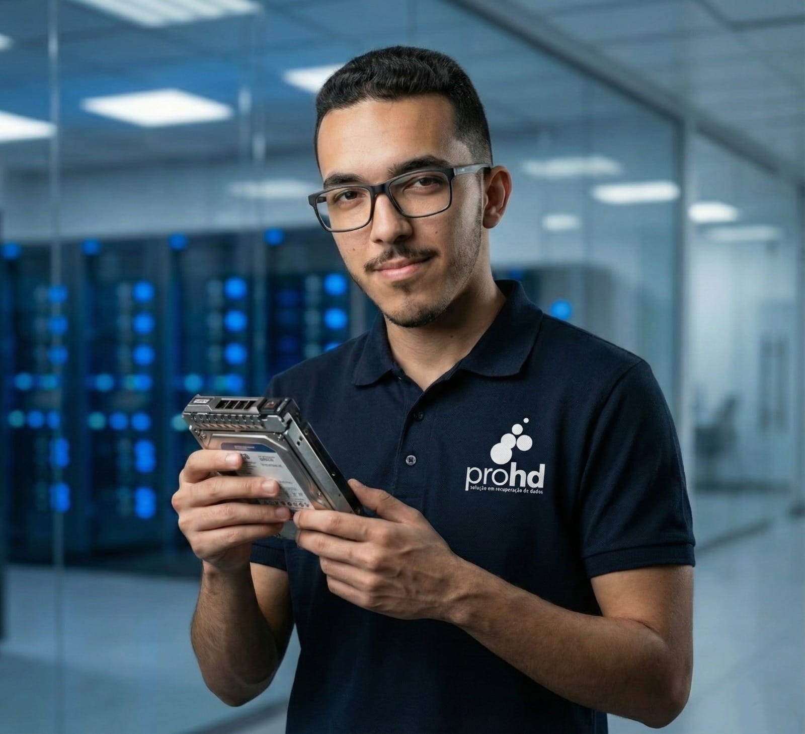 Pedro Henrique Silvino de Oliveira, responsável técnico do laboratório ProHD